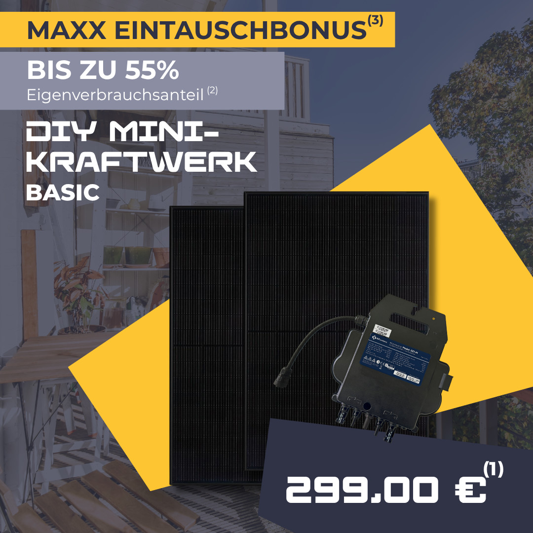 Balkonkraftwerk Basic MAXX SOLAR Balkonkraftwerk Basic MAXX SOLAR