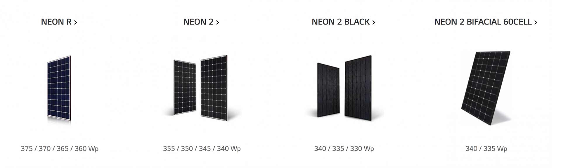 LG Solar Module Neon- Das Maß der Dinge